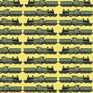 Repeating Pattern - Train / Steam Engine Repeating Pattern - Train / Steam Engine