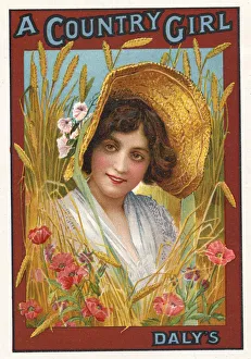 Musicals Gallery: Reproduction of a poster for The Country Girl at Dalys Theatre in December 1902