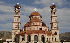 Republic of Albania. Korce. Resurrection Cathedral. Exterior Republic of Albania. Korce. Resurrection Cathedral. Exterior
