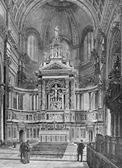 The Reredos of St. Pauls Cathedral, London, 1888 The Reredos of St. Pauls Cathedral, London, 1888