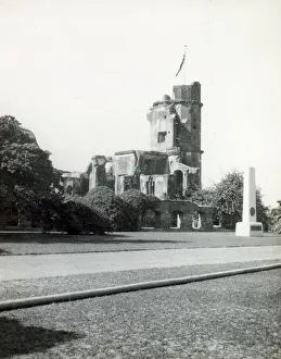 The Residency, Lucknow, India and monument The Residency, Lucknow, India and monument