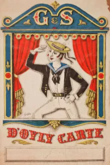 Straw Gallery: Retro poster, Gilbert & Sullivan, D Oyly Carte