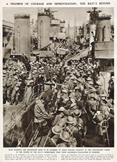 Return of British Expeditionary Force from Dunkirk, WW2 Return of British Expeditionary Force from Dunkirk, WW2