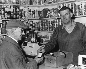 Returning medicine bottle at the Grocers Shop Returning medicine bottle at the Grocers Shop