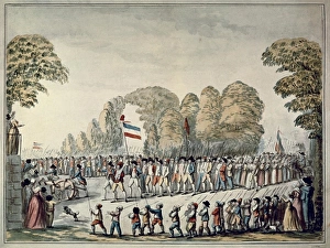 Revolutionary procession. Etienne Bericourt, ca Revolutionary procession. Etienne Bericourt, ca