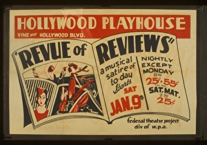 Revue of reviews a musical satire of today Hollywood Playhou Revue of reviews a musical satire of today Hollywood Playhou