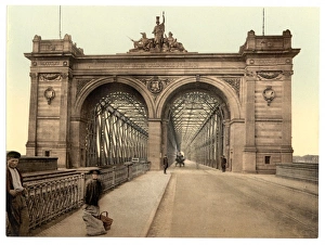 The Rhine Bridge, Mannheim, Baden, Germany The Rhine Bridge, Mannheim, Baden, Germany