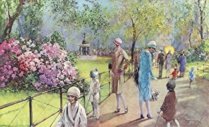 Rhododendron Time in Hyde Park, London, 1926 Rhododendron Time in Hyde Park, London, 1926
