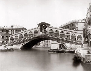 Rialto Bridge, Venice Gallery: The Rialto Bridge, Venice, Italy, c.1890