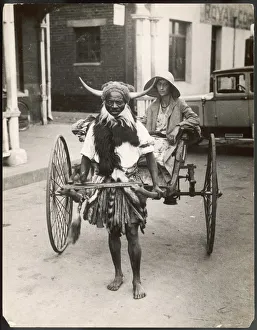 Bulawayo Gallery: RICKSHAW / BULAWAYO / 1920S