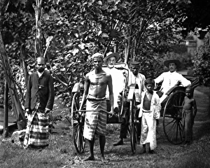 Rickshaw transport, Ceylon (Sri Lanka) Rickshaw transport, Ceylon (Sri Lanka)