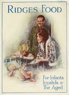 Supplement Gallery: Ridges Food for infants, invalids and the aged. This baby looks particularly pleased to