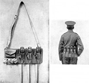 Rifle Grenades as used by the British against the German trenches Rifle Grenades as used by the British against the German trenches