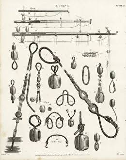 Ropes Gallery: Rigging for sailing ships, 18th century