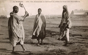 Ritual of Self-Mutilation by Aissaoua Brotherhood, Morocco Ritual of Self-Mutilation by Aissaoua Brotherhood, Morocco