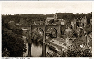 The River & Bridge, Knaresborough, Yorkshire The River & Bridge, Knaresborough, Yorkshire