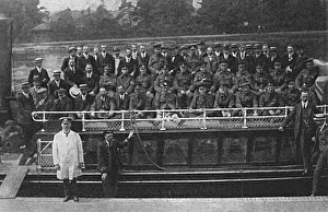 River trip for wounded soldiers, WW1 River trip for wounded soldiers, WW1