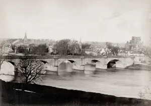 The River Tweed and the town of Kelso, Scotland The River Tweed and the town of Kelso, Scotland
