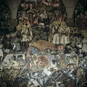 Contemporary Gallery: RIVERA, Diego (1886-1957). History of Mexico
