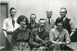 R.J. Mitchell?s original drawing office staff in 1923. ?