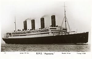 Lifeboat Gallery: RMS Aquitania, Cunard Line cruise ship