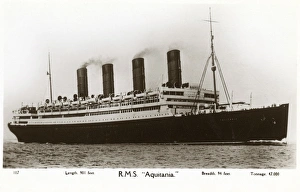 Lifeboat Gallery: RMS Aquitania, Cunard Line cruise ship