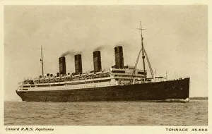 Vessel Gallery: RMS Aquitania - Cunard Ocean Liner