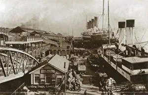 RMS Mauretania in Liverpool Docks, Liverpool, England RMS Mauretania in Liverpool Docks, Liverpool, England
