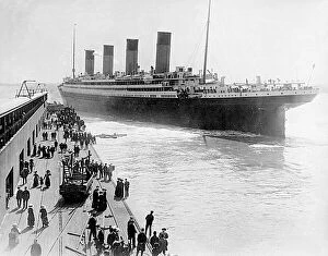 Voyage Gallery: RMS Olympic, White Star Line cruise ship, Southampton