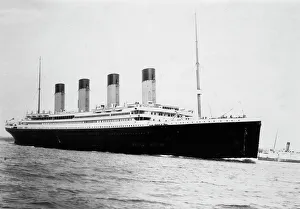 <b class=qtipBold><figcaption>RMS Titanic</figcaption></b><br>RMS Titanic at Southampton, 1912 Date: 1912<br><em>© Mary Evans / National Archives</em> RMS Titanic