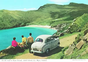 Cars Gallery: On the road to Keem Strand, Achill Island, County Mayo
