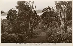 Down Road, Signal Hill, Wilberforce, Sierra Leone, Africa