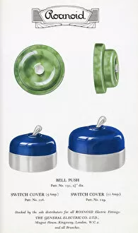 Fitting Gallery: Roanoid bakelite bell push and switch covers