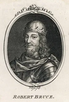 <b class=qtipBold><figcaption>Robert Bruce/I Taylor</figcaption></b><br>ROBERT I (THE BRUCE) King of Scotland (1306-29)<br><em>© Mary Evans Picture Library</em> Robert Bruce/I Taylor