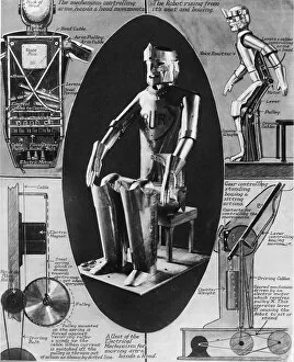 Images Dated 30th March 2004: A robot to open an exhibition: the new mechanical man