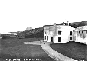 Derry Prints: Rock Castle, Portstewart Print - Early 1900s