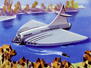 <b class=qtipBold><figcaption>Rocket Hydroplane</figcaption></b><br>Amphibious Rocket Hydroplane<br><em>© Mary Evans Picture Library</em> Rocket Hydroplane
