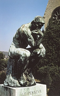 RODIN, Auguste (1840-1917). The Thinker. 1902. Based RODIN, Auguste (1840-1917). The Thinker. 1902. Based