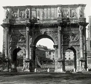 Triumphal Gallery: Roman Arch of Constantine, Rome, Italy