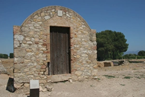 Roman city of Ampurias. Wine growers shed Roman city of Ampurias. Wine growers shed