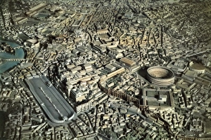 Roman Empire (4th c. AD). Scale model of the Roman Empire (4th c. AD). Scale model of the
