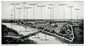 What Roman London may have looked like What Roman London may have looked like