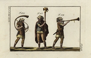 Roman military standard-bearer with the aqulia Roman military standard-bearer with the aqulia