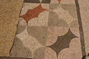Images Dated 14th August 2005: Roman mosaic. Geometric decoration. Ostia Antica. Italy