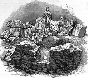 Roman remains found in the City, London Roman remains found in the City, London