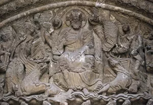 Majesty Gallery: Romanesque Art. France. 12th century. Moissac Abbey. Tympanu