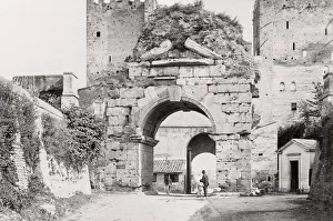 Triumphal Gallery: Rome, entrance to the catacombs of St Sebastian