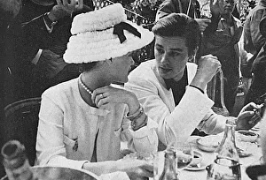 Romy Schneider and Alain Delon at Cannes, 1962 Romy Schneider and Alain Delon at Cannes, 1962