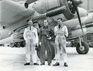 Ron Ellison and Hugh Statham alongside Bristol Beaufighter Ron Ellison and Hugh Statham alongside Bristol Beaufighter