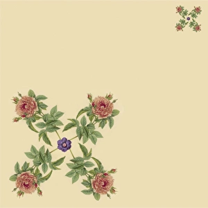 <b class=qtipBold><figcaption>Roses in a cross shape</figcaption></b><br>Roses in a cross shape.<br><em>© Mary Evans Picture Library</em> Roses in a cross shape